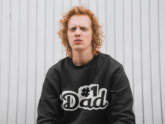 Fathers Day Dad Sweatshirt, Gift for Dad, First Fathers Day Sweatshirt, Vintage Daddy Sweatshirt