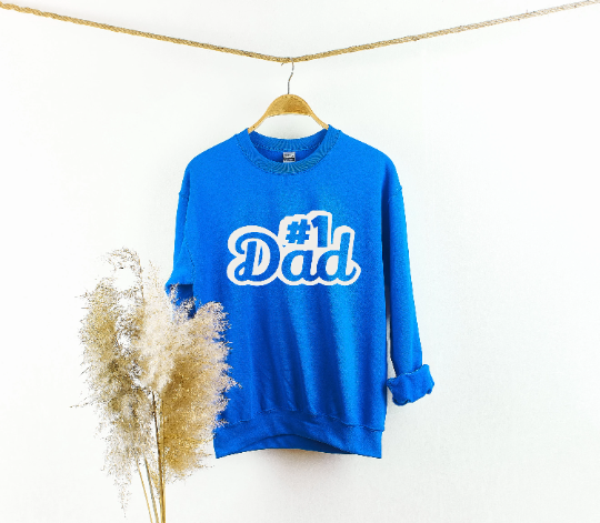 Fathers Day Dad Sweatshirt, Gift for Dad, First Fathers Day Sweatshirt, Vintage Daddy Sweatshirt