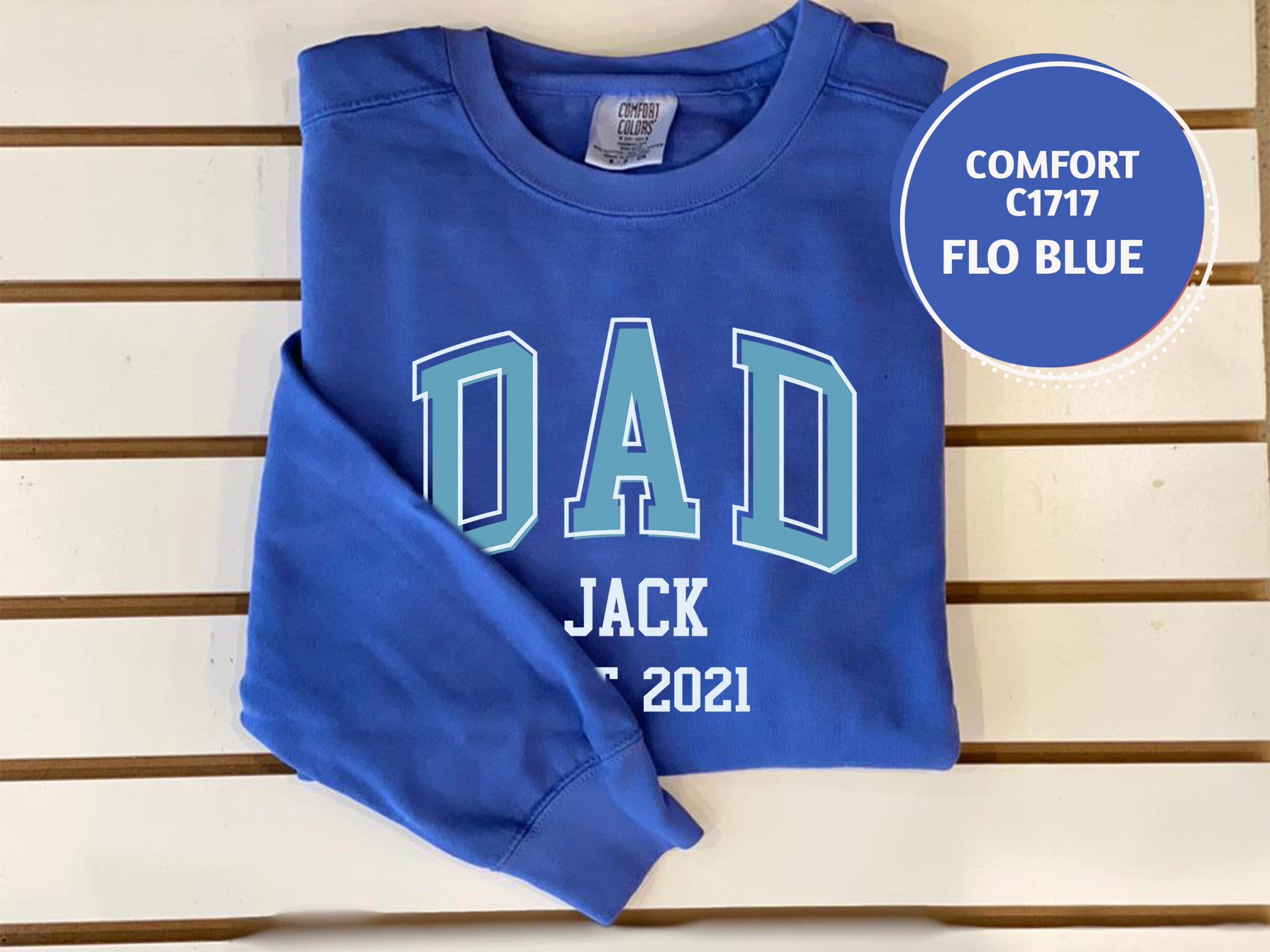Personalized Fathers Day Dad Sweatshirt, Gift for Dad, Best Fathers Day Gift Sweatshirt, Custom Daddy Sweatshirt