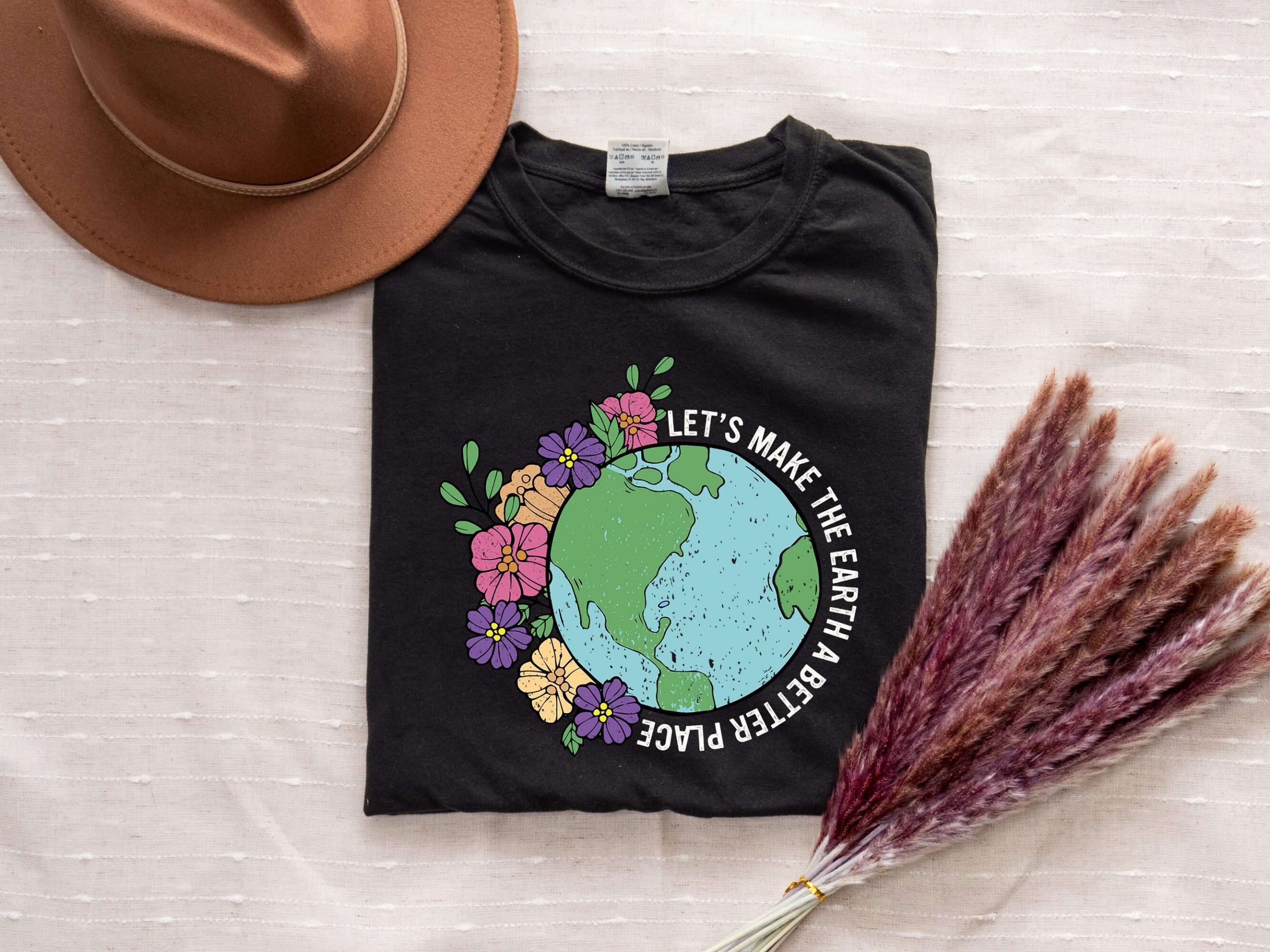 Comfort Colors Let's Make the Earth a Better Place Earth Day Shirt, Environmental Shirt, Planet Shirt, Awareness Shirt