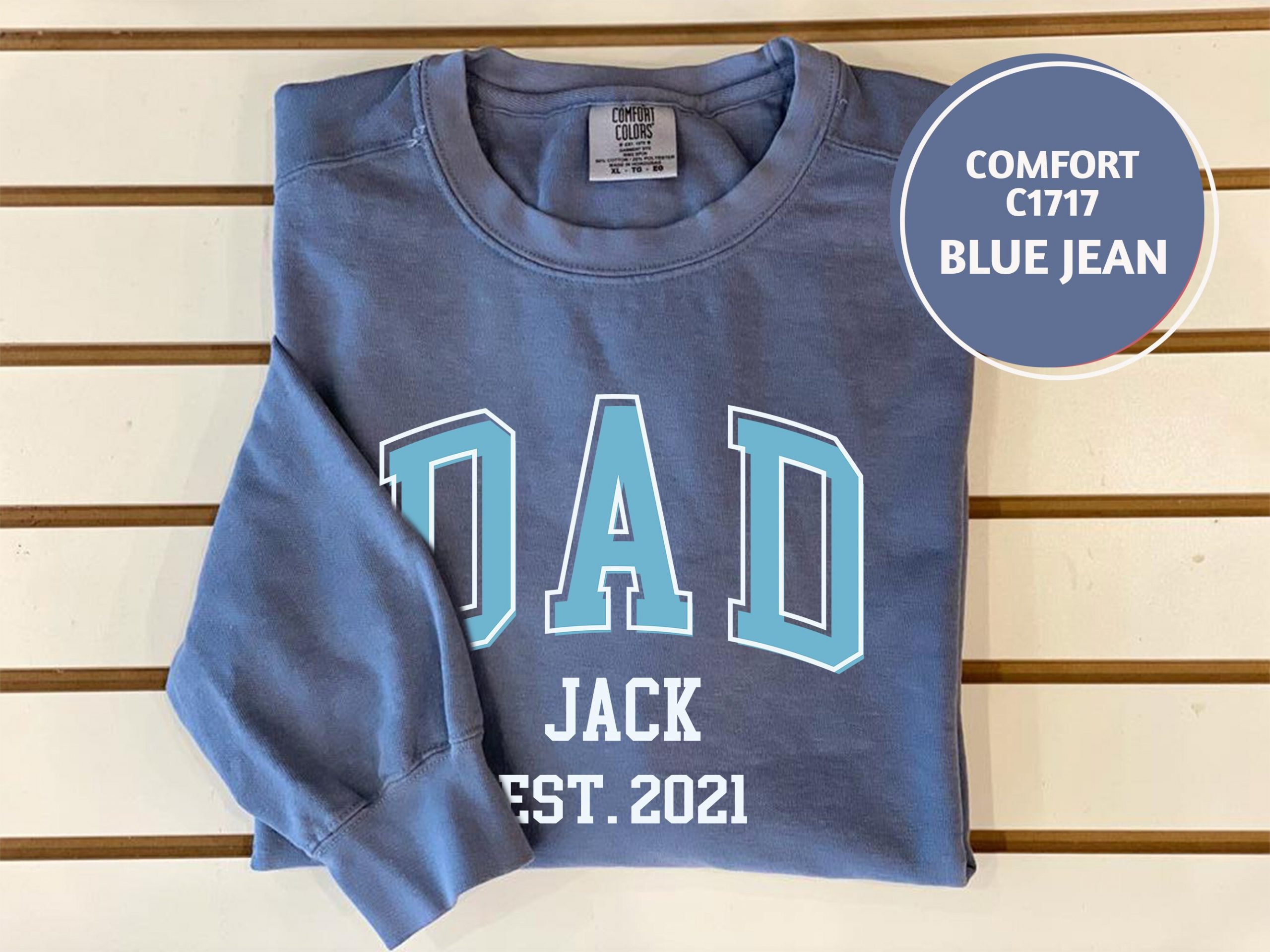Personalized Fathers Day Dad Sweatshirt, Gift for Dad, Best Fathers Day Gift Sweatshirt, Custom Daddy Sweatshirt
