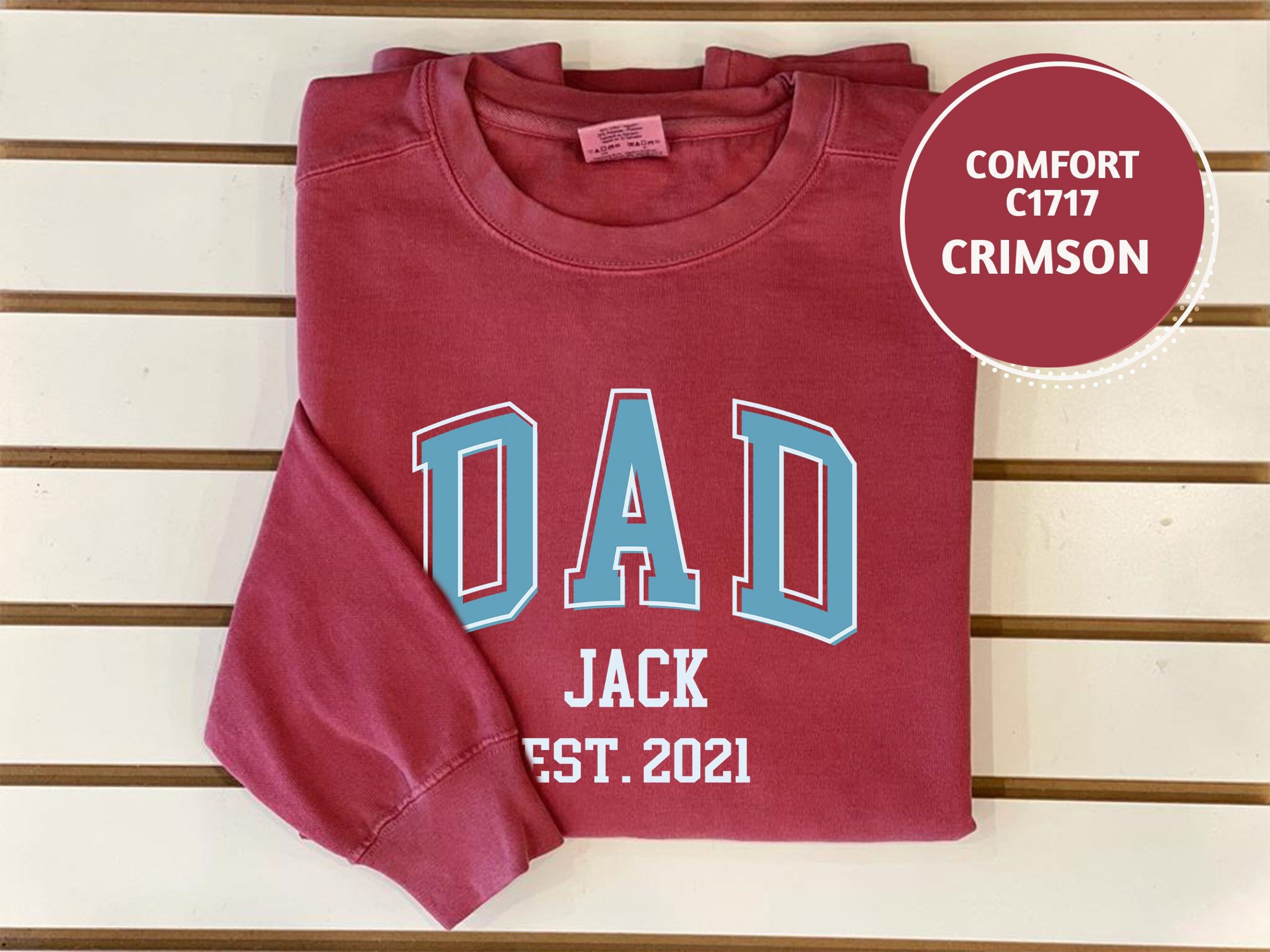 Personalized Fathers Day Dad Sweatshirt, Gift for Dad, Best Fathers Day Gift Sweatshirt, Custom Daddy Sweatshirt