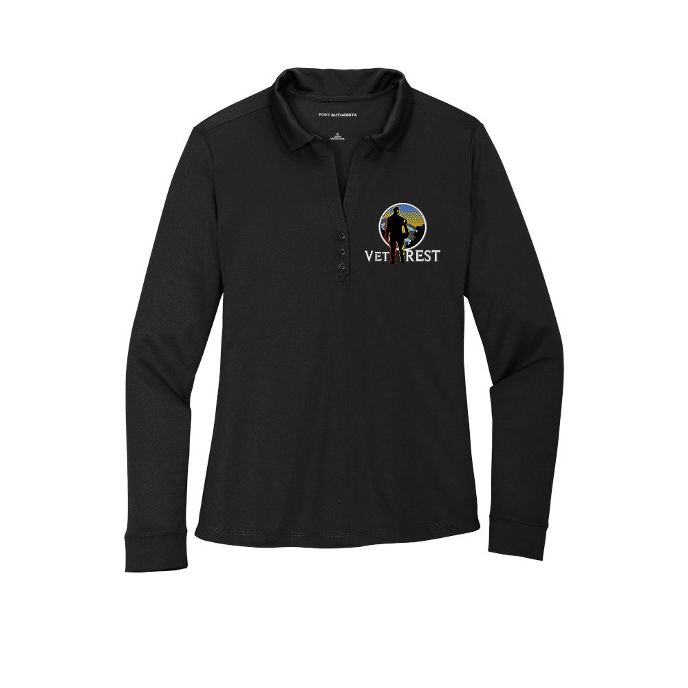 Vet Rest Long Sleeve Polo For Ladies