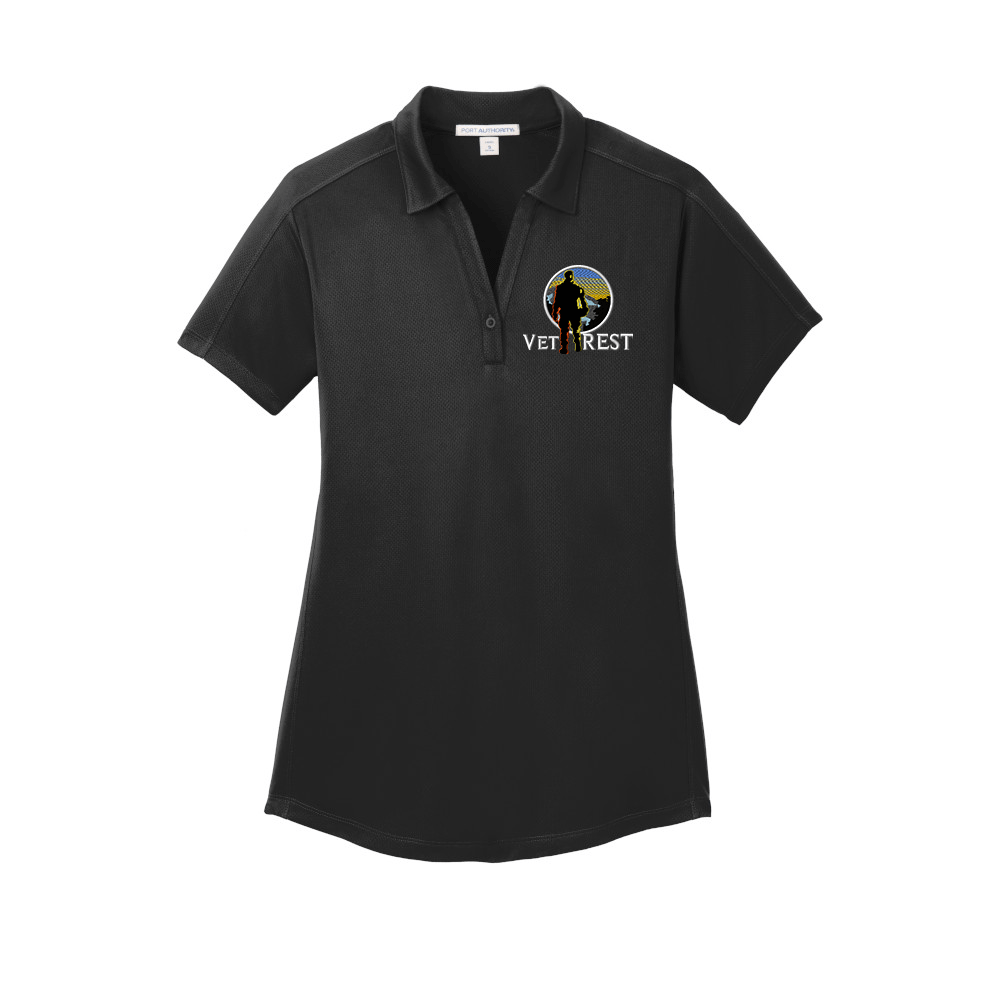 Vet Rest Short Sleeve Polo For Ladies