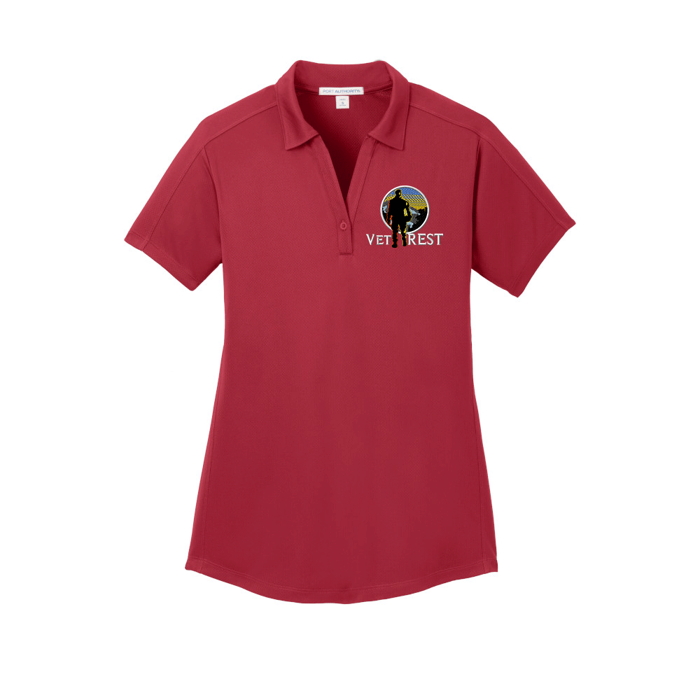 Vet Rest Short Sleeve Polo For Ladies