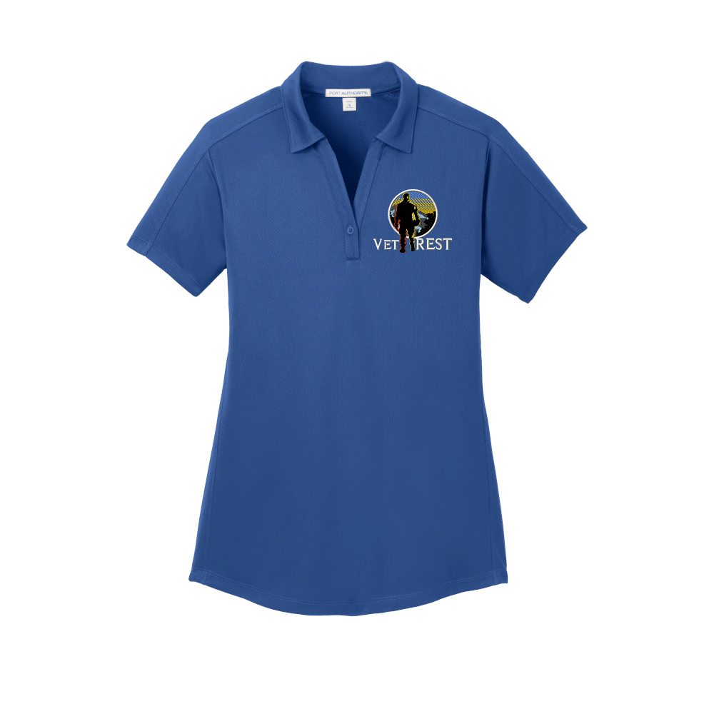 Vet Rest Short Sleeve Polo For Ladies
