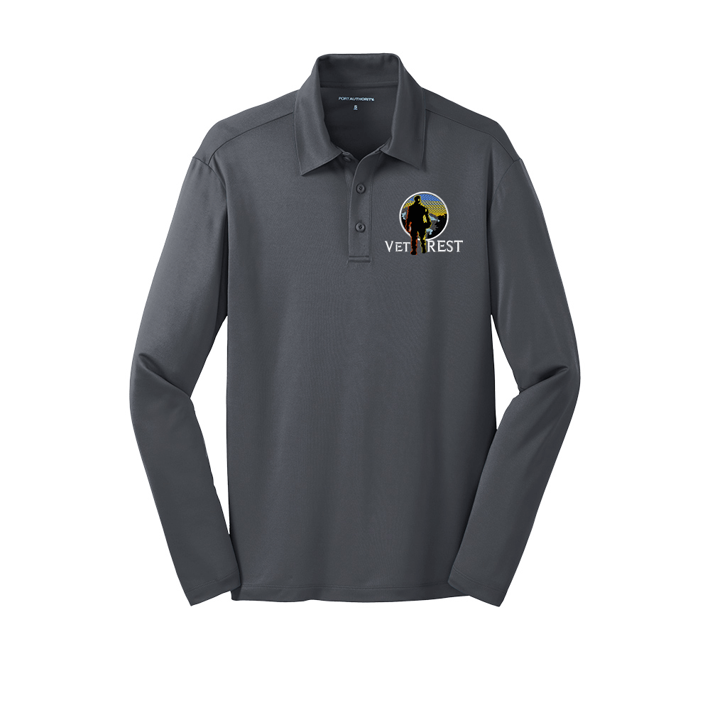 Vet Rest Long Sleeve Polo For Men