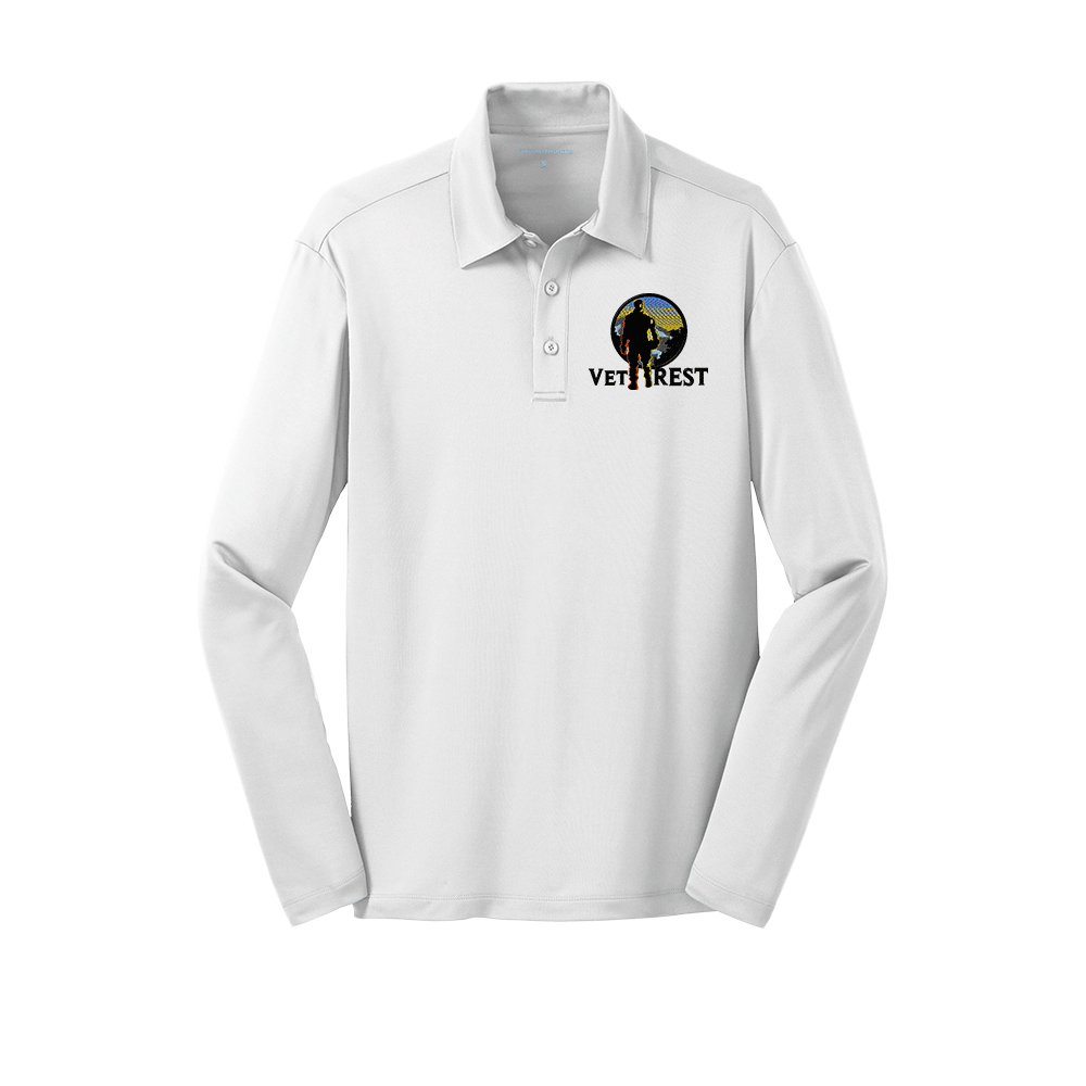 Vet Rest Long Sleeve Polo For Men